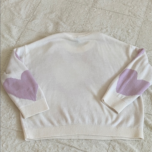 🎀🤍 H&M Heart Sweater XL - Picture 5 of 5
